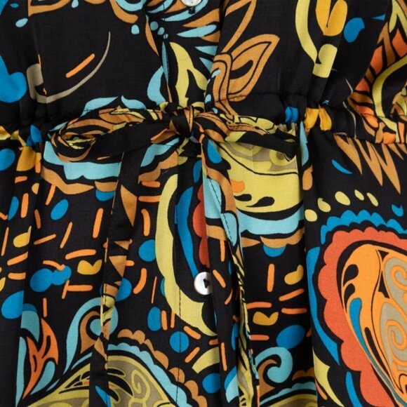 NWT ESQUALO Untamed Party Paisley Print Dress - Picture 9 of 9